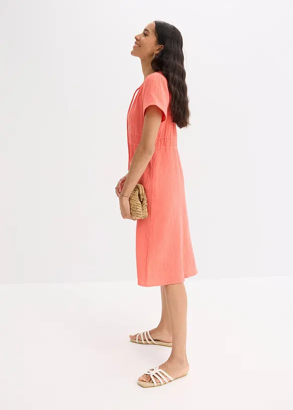 Robe-tunique en gaze de coton, bonprix