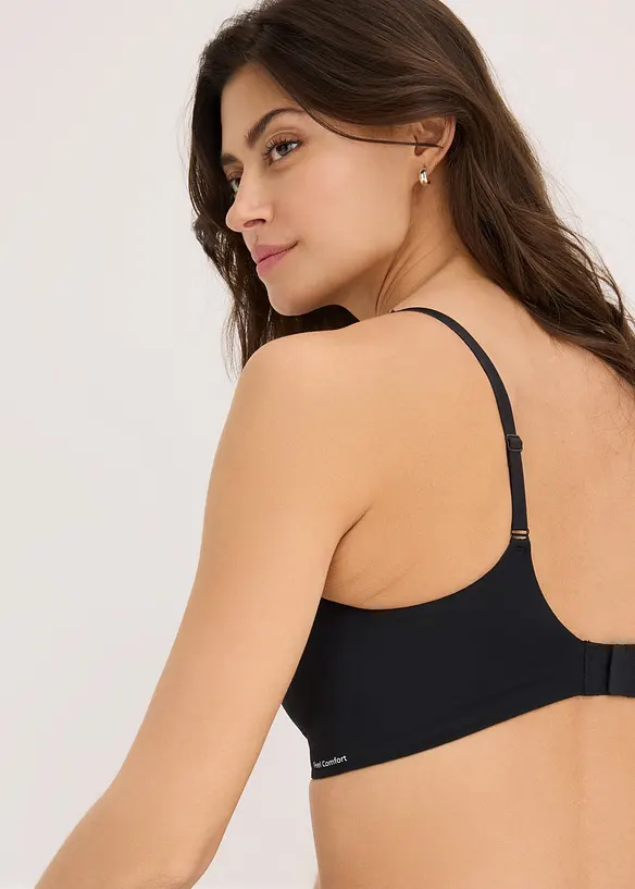 Soutien-gorge moul&eacute; Feel Comfort, rembourr&eacute;, sans armatures, d&eacute;coupes laser, bonprix