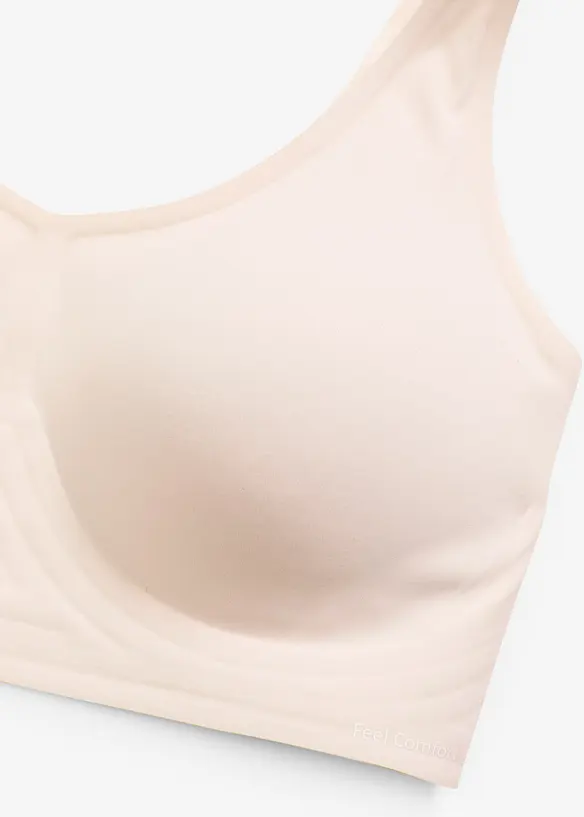 Soutien-gorge moulé Feel Comfort, rembourré, sans armatures, découpes laser, bonprix