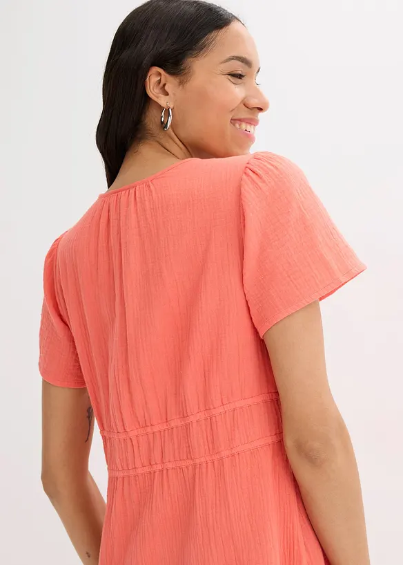 Robe-tunique en gaze de coton, bonprix