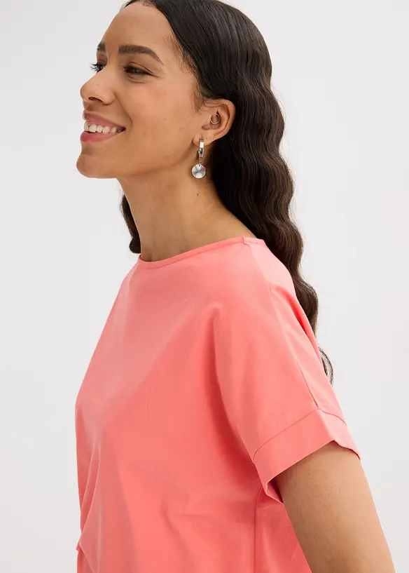 T-shirt avec détail noué, bonprix