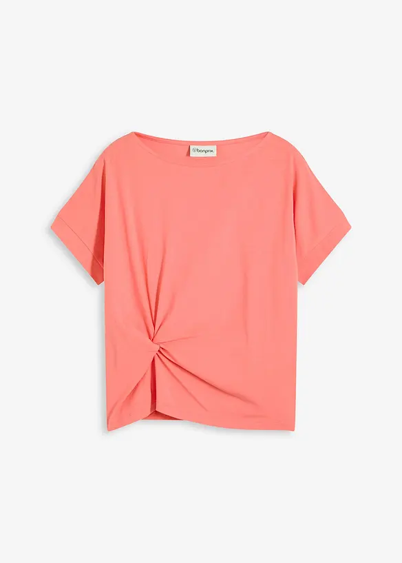 T-shirt avec détail noué, bonprix