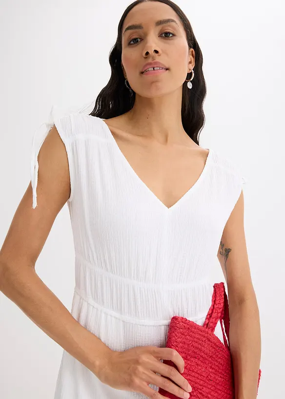 Combinaison en crêpe texturé, bonprix