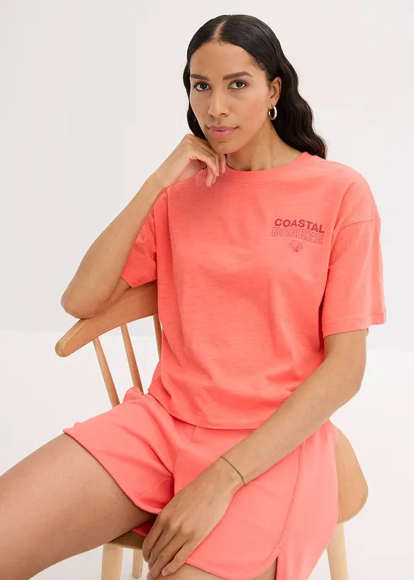 T-shirt oversize 100% coton, bonprix