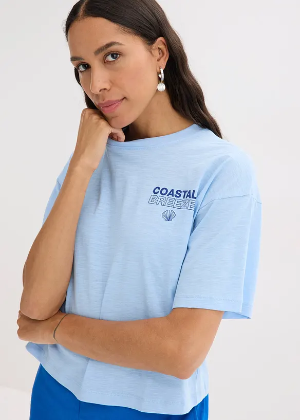 T-shirt oversize 100% coton, bonprix