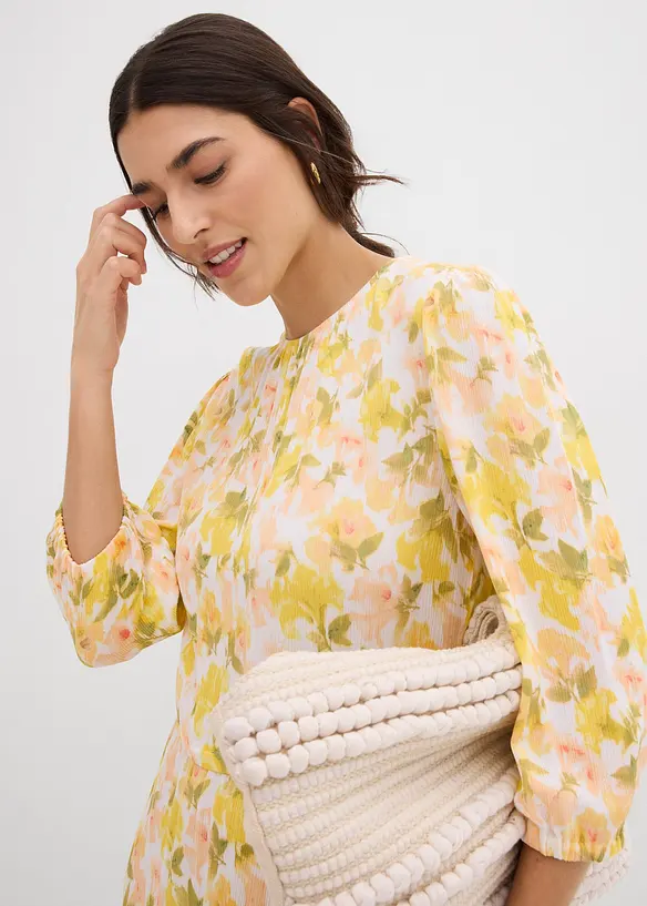 Robe en crépon de viscose, bonprix