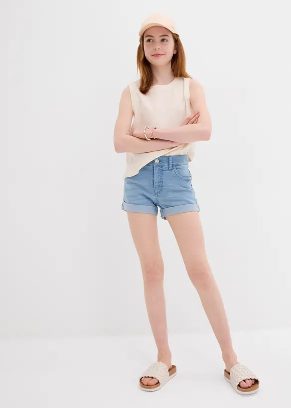 Short en jean, taille mi-haute, bonprix