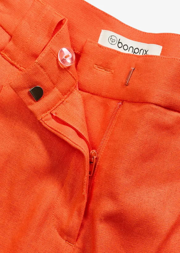 Short léger en lin mélangé, bonprix