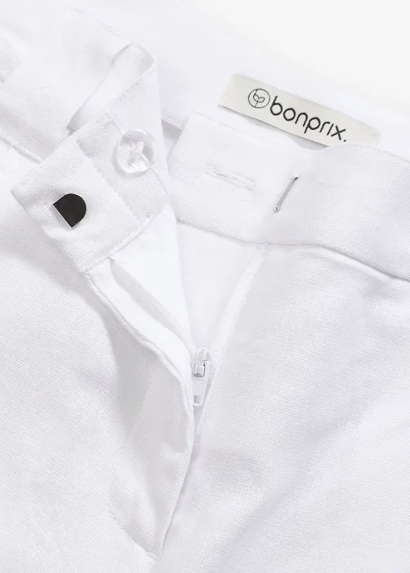 Short léger en lin mélangé, bonprix