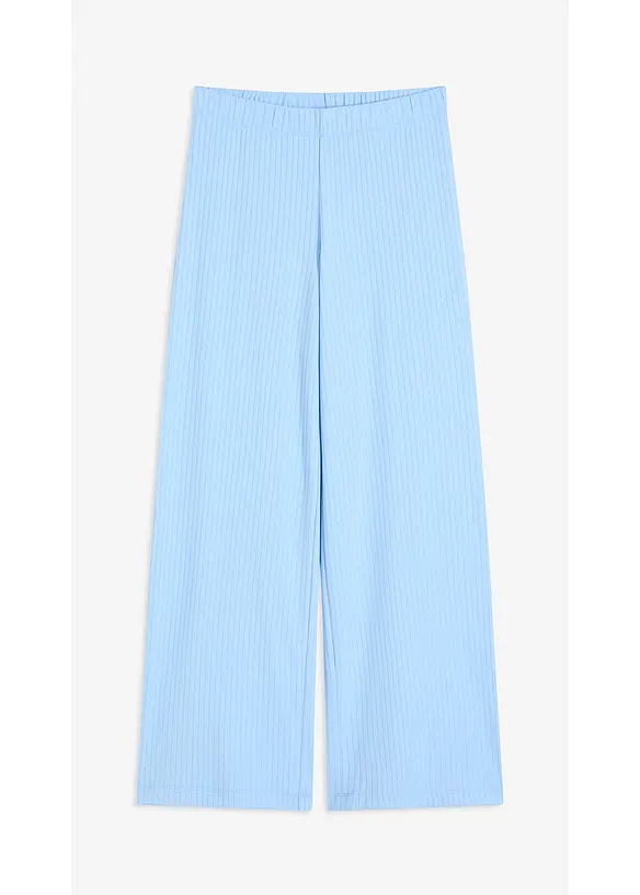 Pantalon palazzo à taille élastiquée, bonprix
