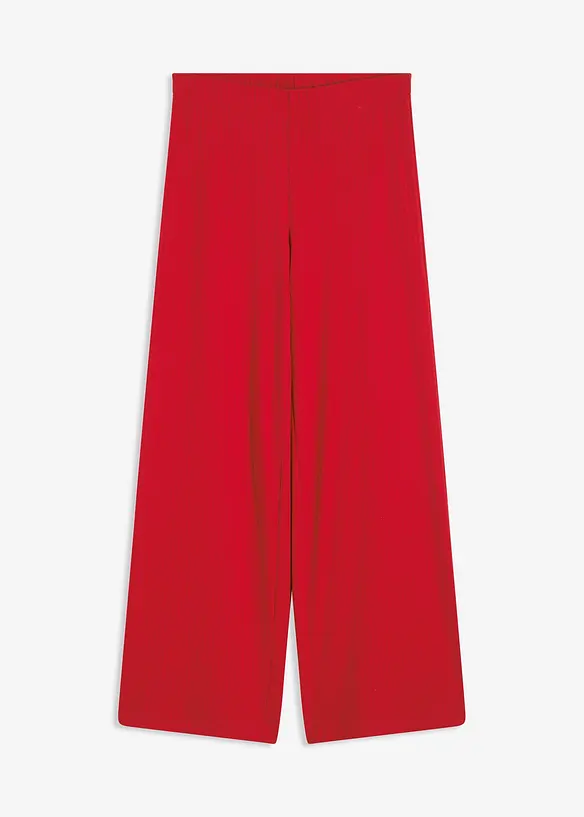 Pantalon palazzo &agrave; taille &eacute;lastiqu&eacute;e, bonprix