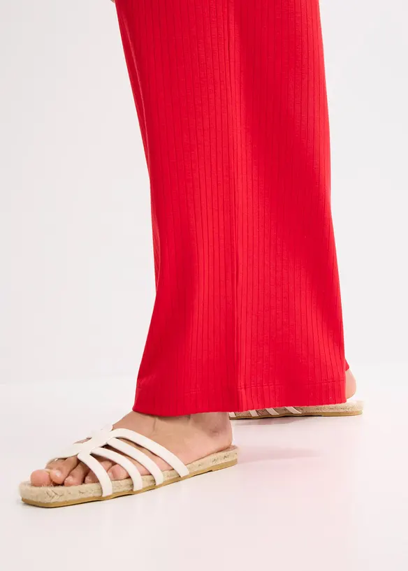 Pantalon palazzo &agrave; taille &eacute;lastiqu&eacute;e, bonprix