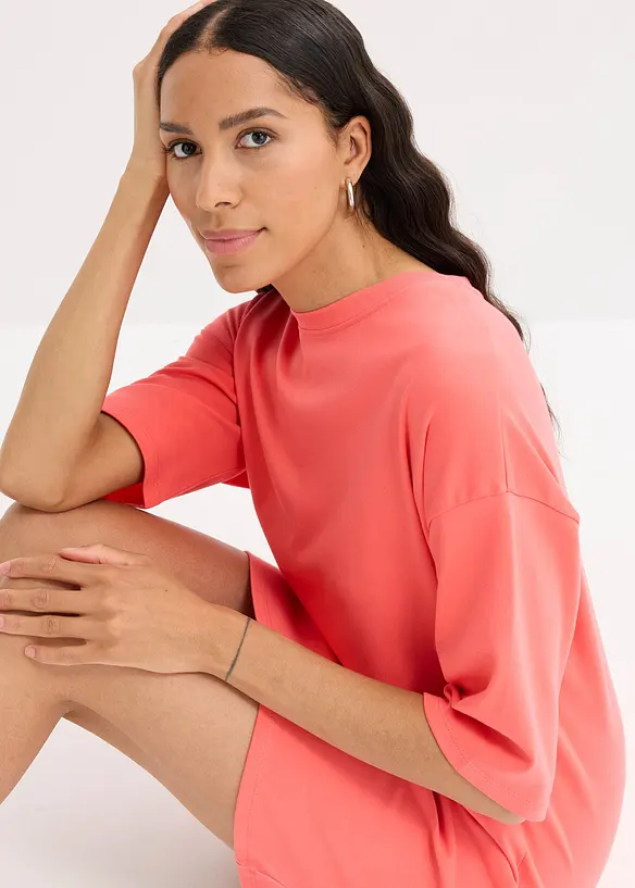 Robe oversize en jersey de coton épais, bonprix