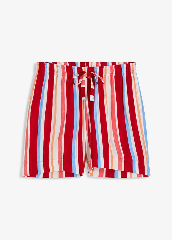 Short &agrave; taille &eacute;lastiqu&eacute;e en viscose, bonprix