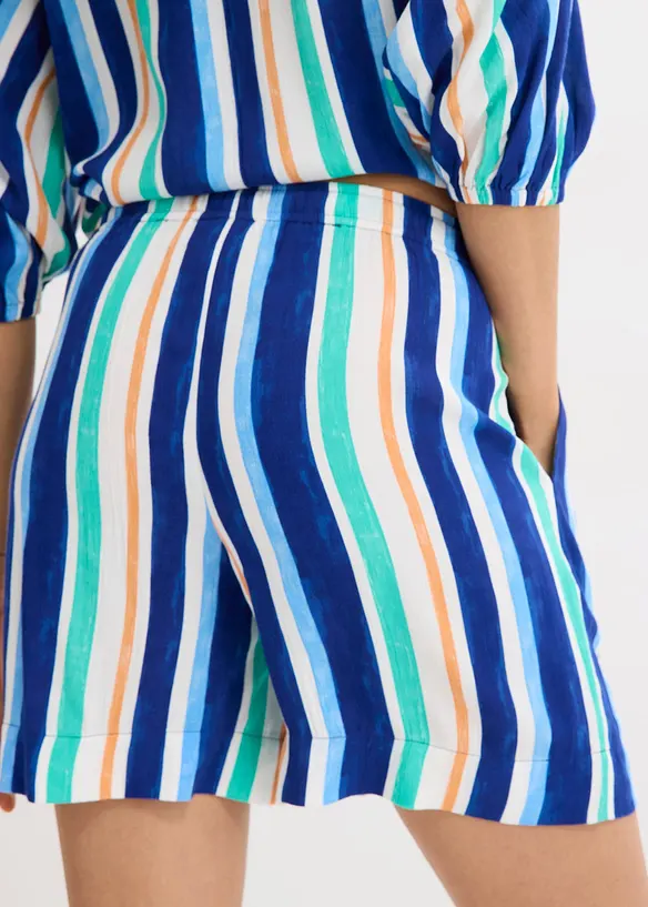 Short à taille élastiquée en viscose, bonprix