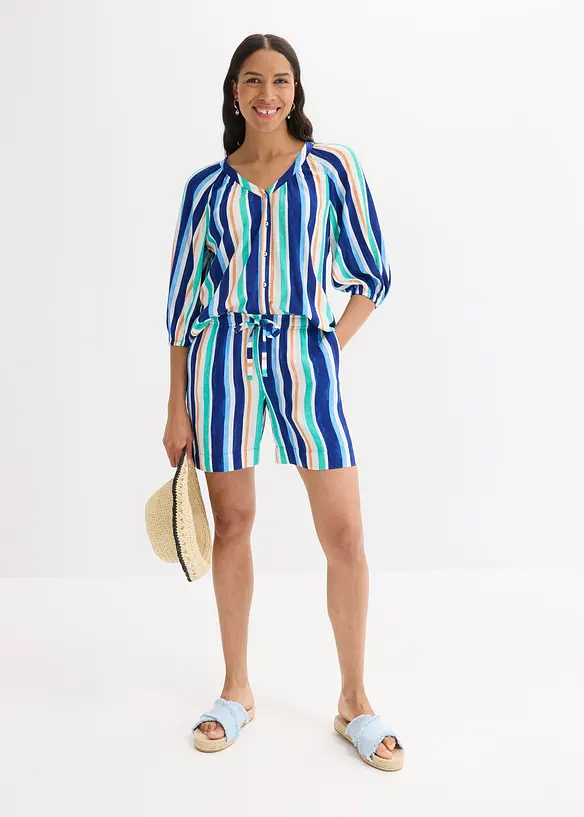 Short à taille élastiquée en viscose, bonprix