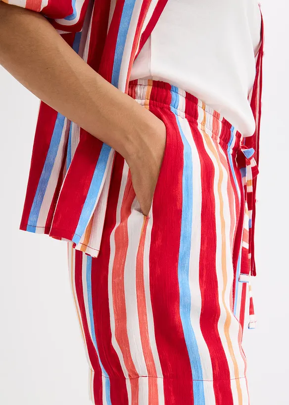 Short &agrave; taille &eacute;lastiqu&eacute;e en viscose, bonprix