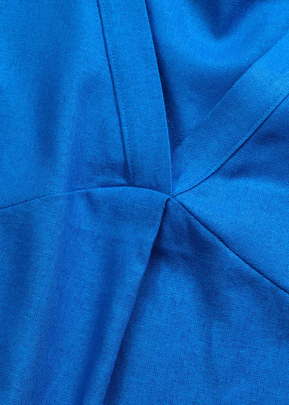 Blouse sans manches en lin mélangé, bonprix