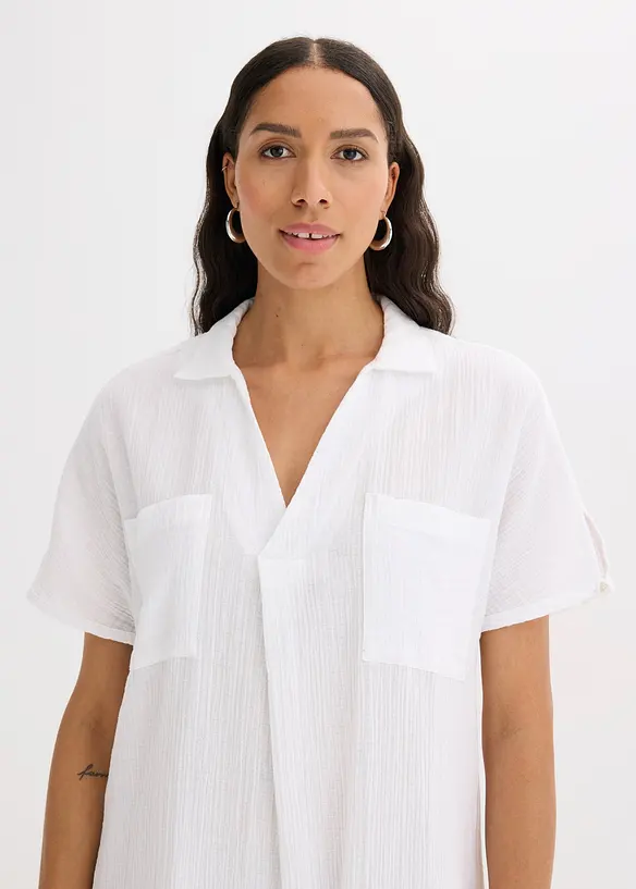 Robe caftan en gaze de coton douce, bonprix