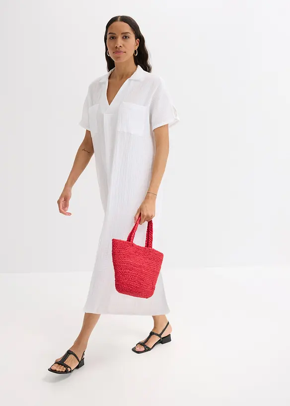 Robe caftan en gaze de coton douce, bonprix