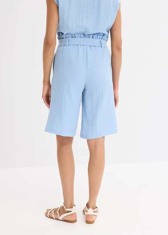 Bermuda fluide en viscose mélangée, taille élastiquée, bonprix