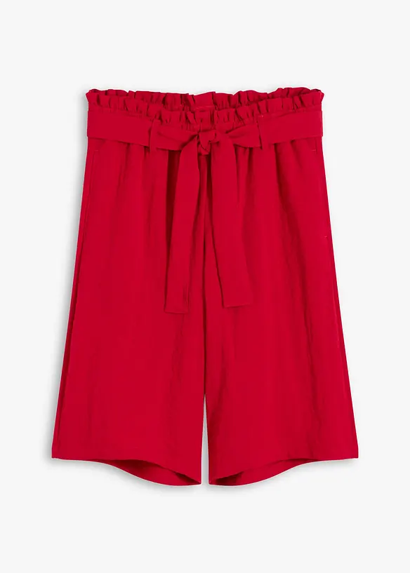 Bermuda fluide en viscose mélangée, taille élastiquée, bonprix