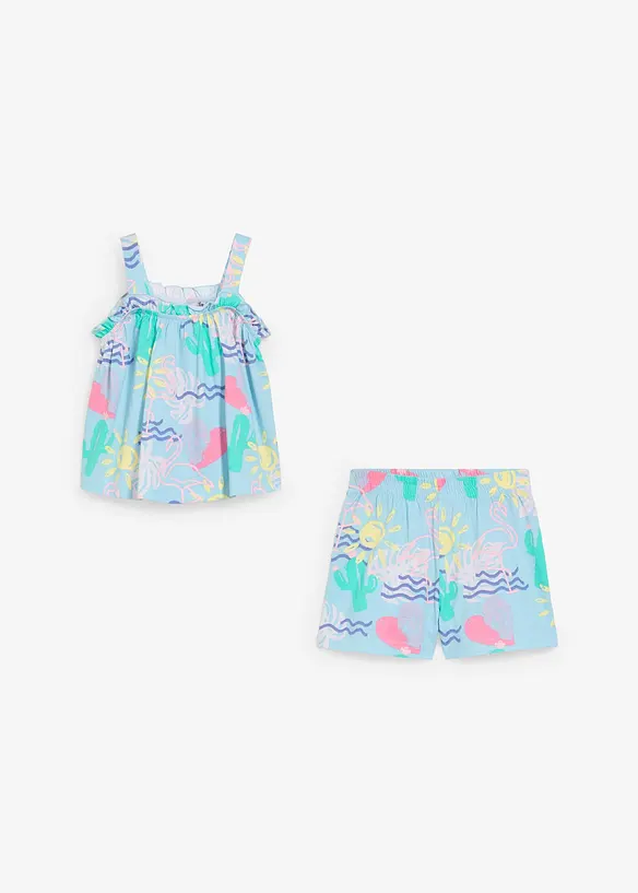 Top et short 100% coton (ens. 2 pces), bonprix