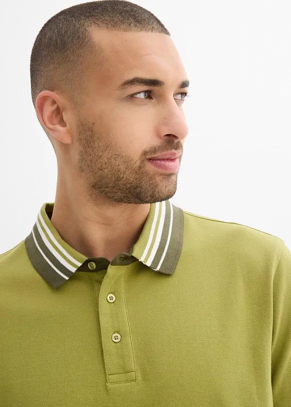 Polo en maille piquée 100% coton, bonprix