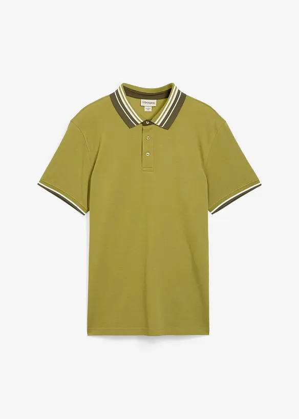 Polo en maille piquée 100% coton, bonprix