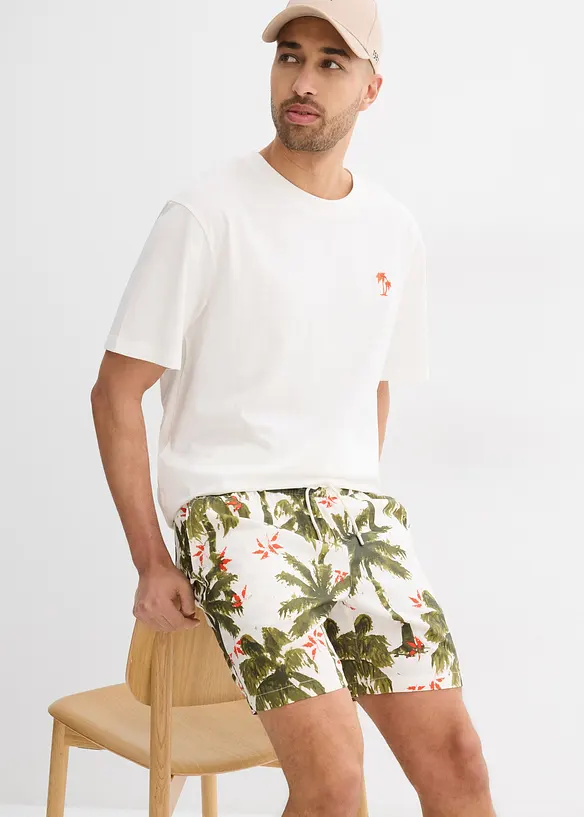 Short en viscose à taille élastiquée, loose, bonprix