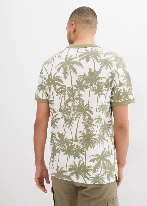 Polo en maille piquée 100% coton, slim, bonprix