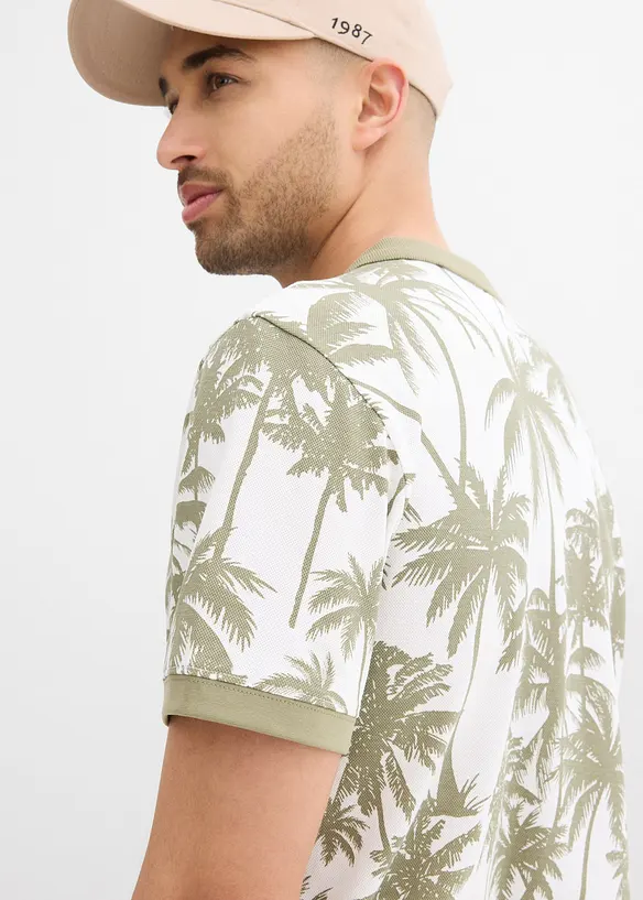 Polo en maille piquée 100% coton, slim, bonprix