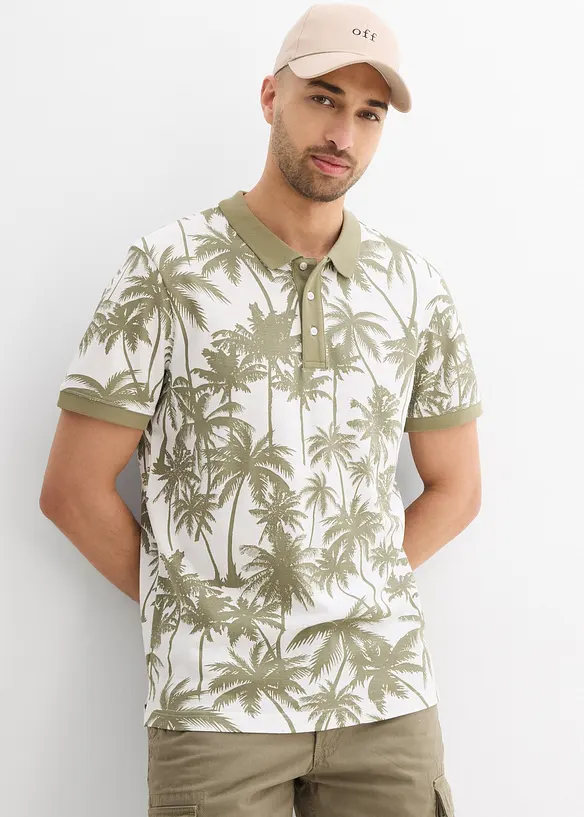 Polo en maille piquée 100% coton, slim, bonprix