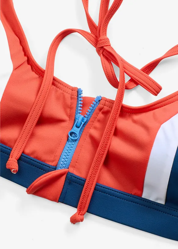 Bikini avec brassière zippée (ens. 2 pces), bonprix