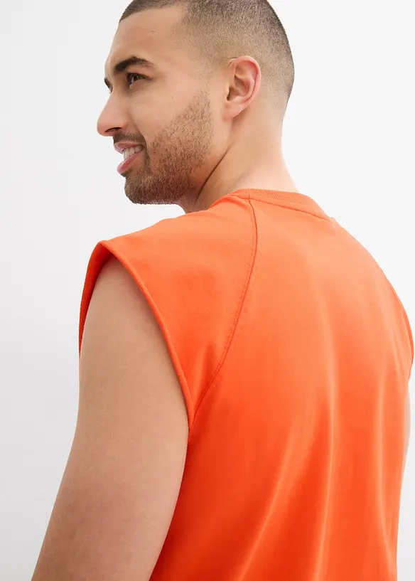 Sweat sans manches 100% coton, bonprix