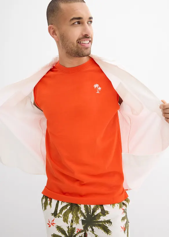 Sweat sans manches 100% coton, bonprix