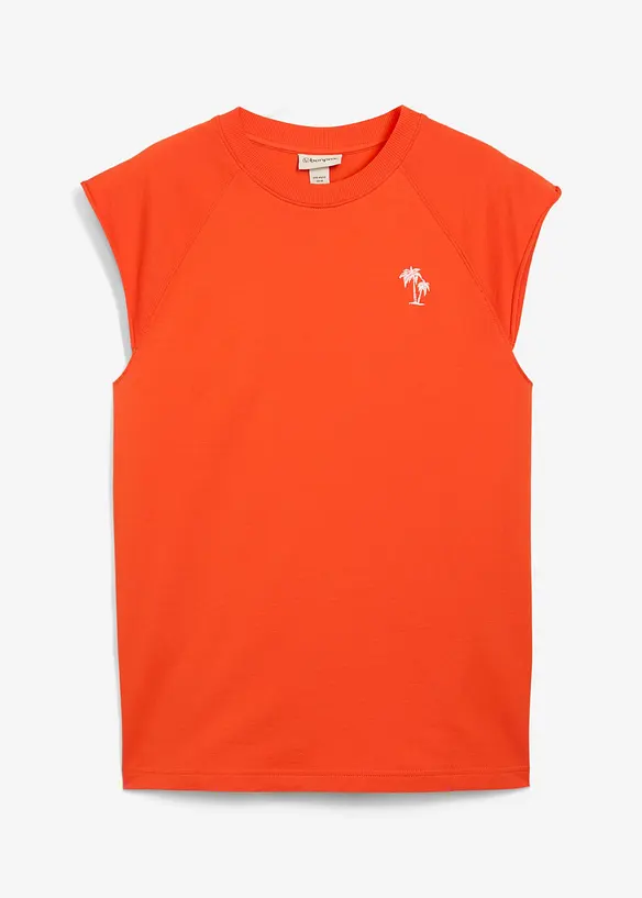 Sweat sans manches 100% coton, bonprix