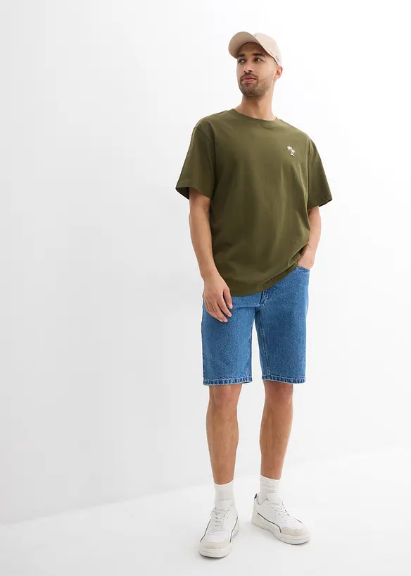 T-shirt avec imprimé dos, loose, bonprix