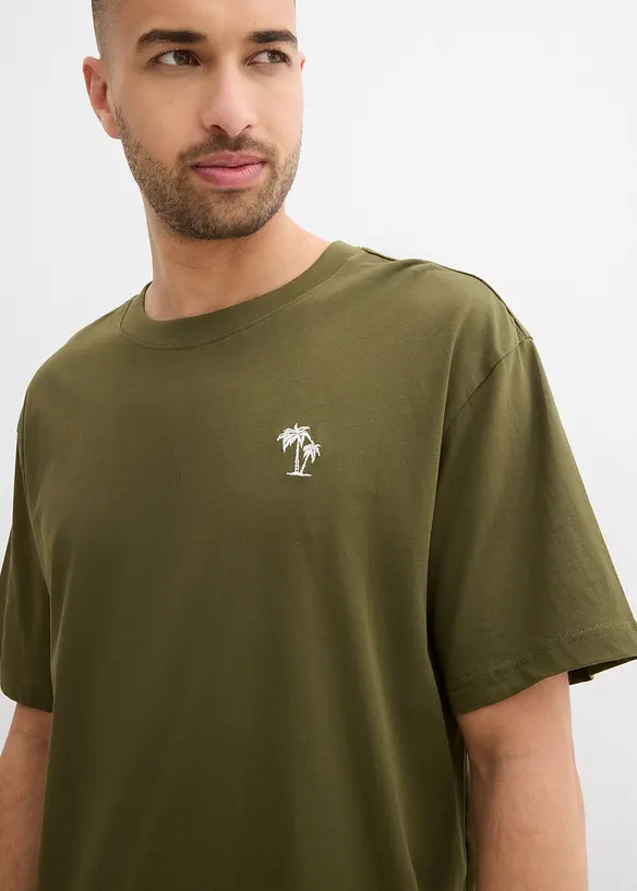 T-shirt avec imprimé dos, loose, bonprix