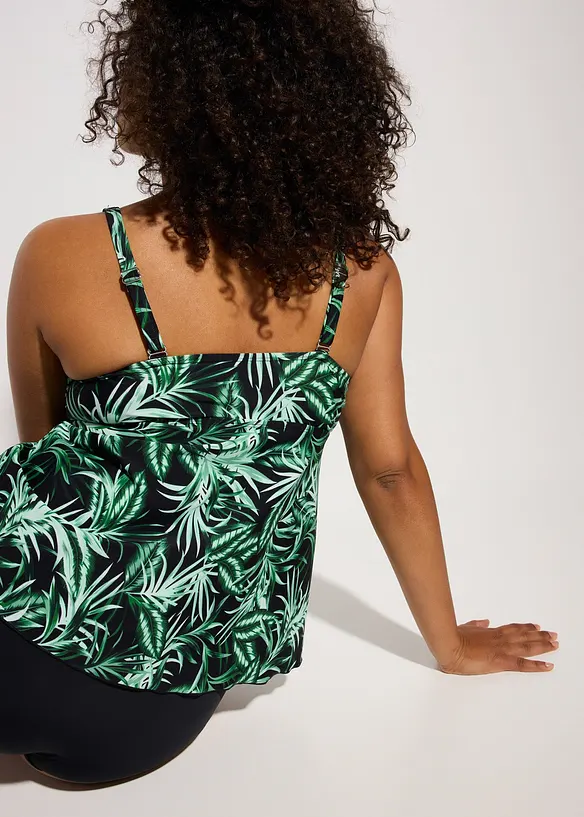 Tankini (ens. 2 pces.) en polyamide recyclé, bonprix