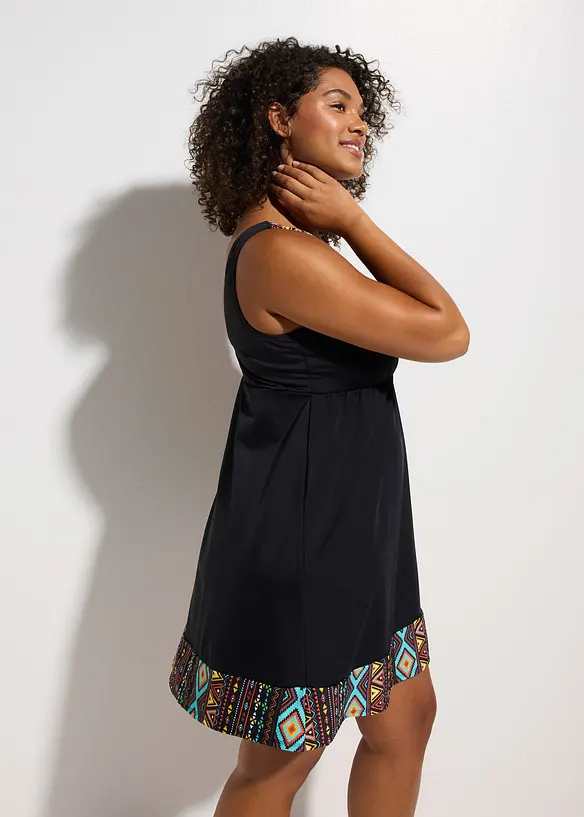 Robe de bain grande stature en polyamide recyclé, bonprix