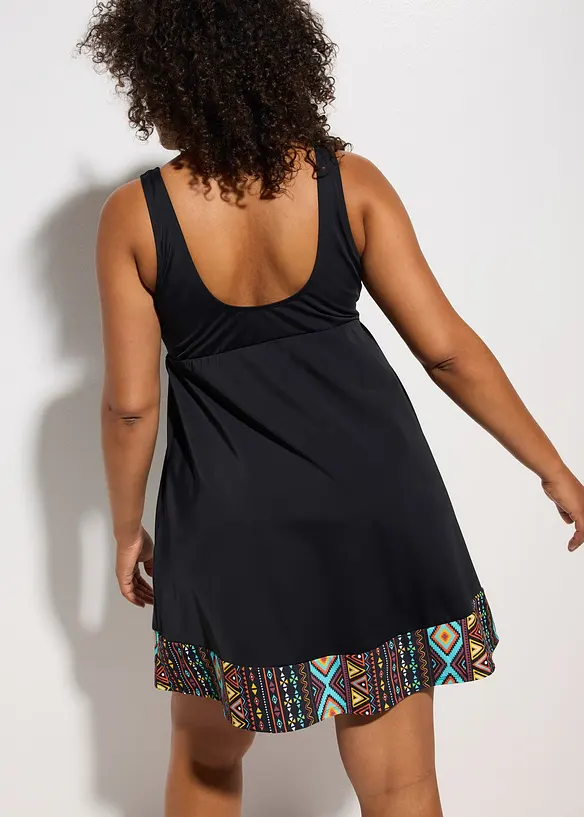 Robe de bain grande stature en polyamide recyclé, bonprix