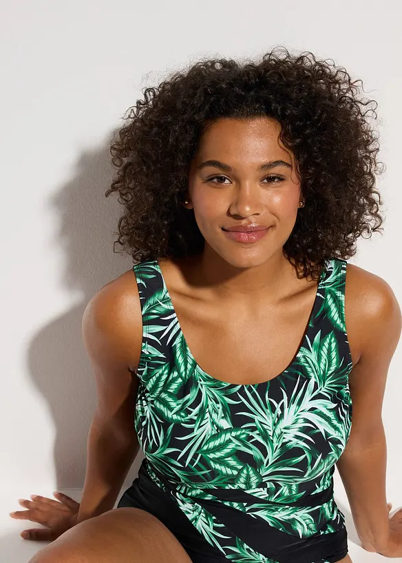 Maillot 1 pièce sculptant, maintien modéré, bonprix