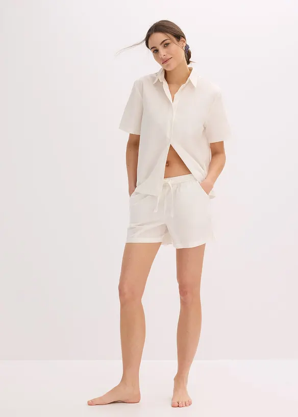 Pyjashort tissé 100% coton, bonprix