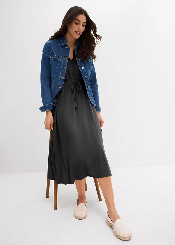 Robe en jersey de viscose m&eacute;lang&eacute;e, bonprix