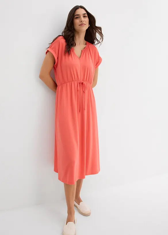 Robe en jersey de viscose mélangée, bonprix