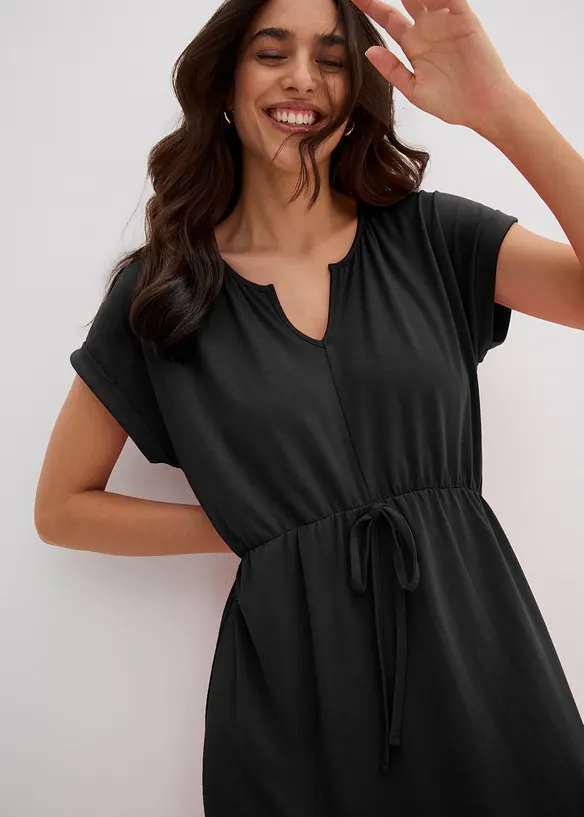 Robe en jersey de viscose m&eacute;lang&eacute;e, bonprix