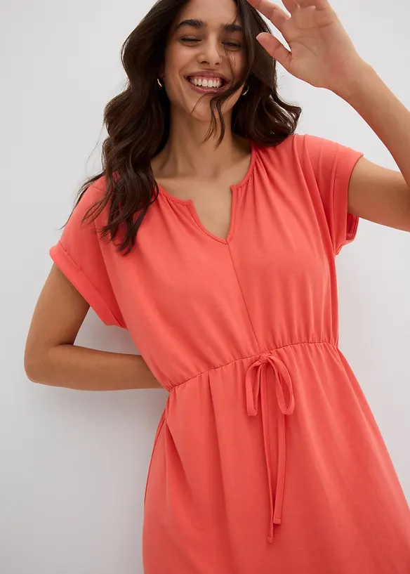 Robe en jersey de viscose mélangée, bonprix