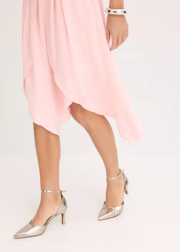 Jupe midi volantée, bonprix