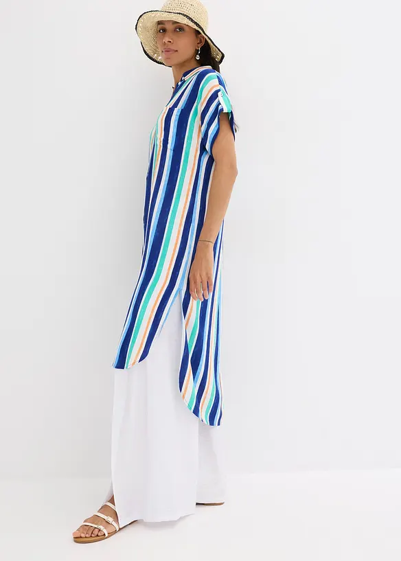 Robe-chemise en viscose fluide, bonprix